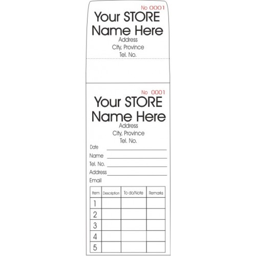 Custom Jewellery Repair Envelopes