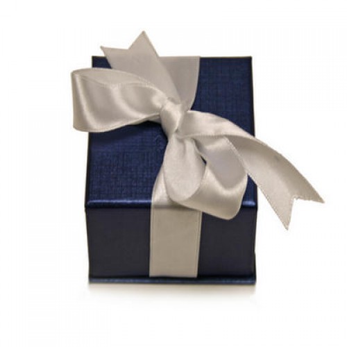 1602 - 1600 Soft-Touch Ring Box with Ribbon
